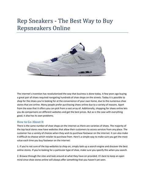 buy rep sneakers